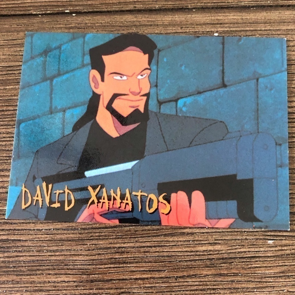 Vintage 1995 Gargoyles trading card: David Xanatos #62